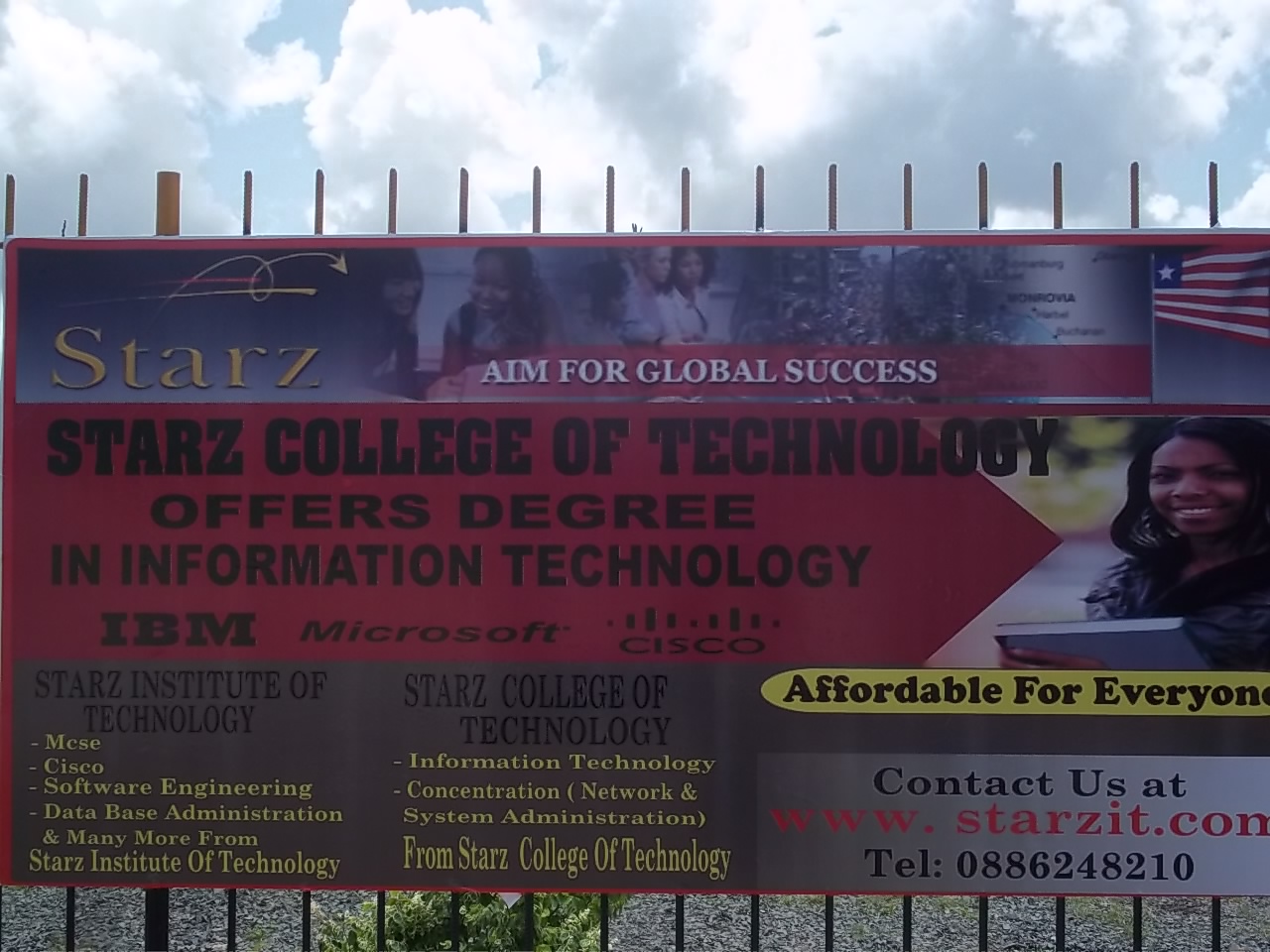 STARZ Institute of Technology in Libera